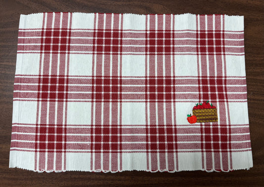 Apple Crate Placemats- Set of 4