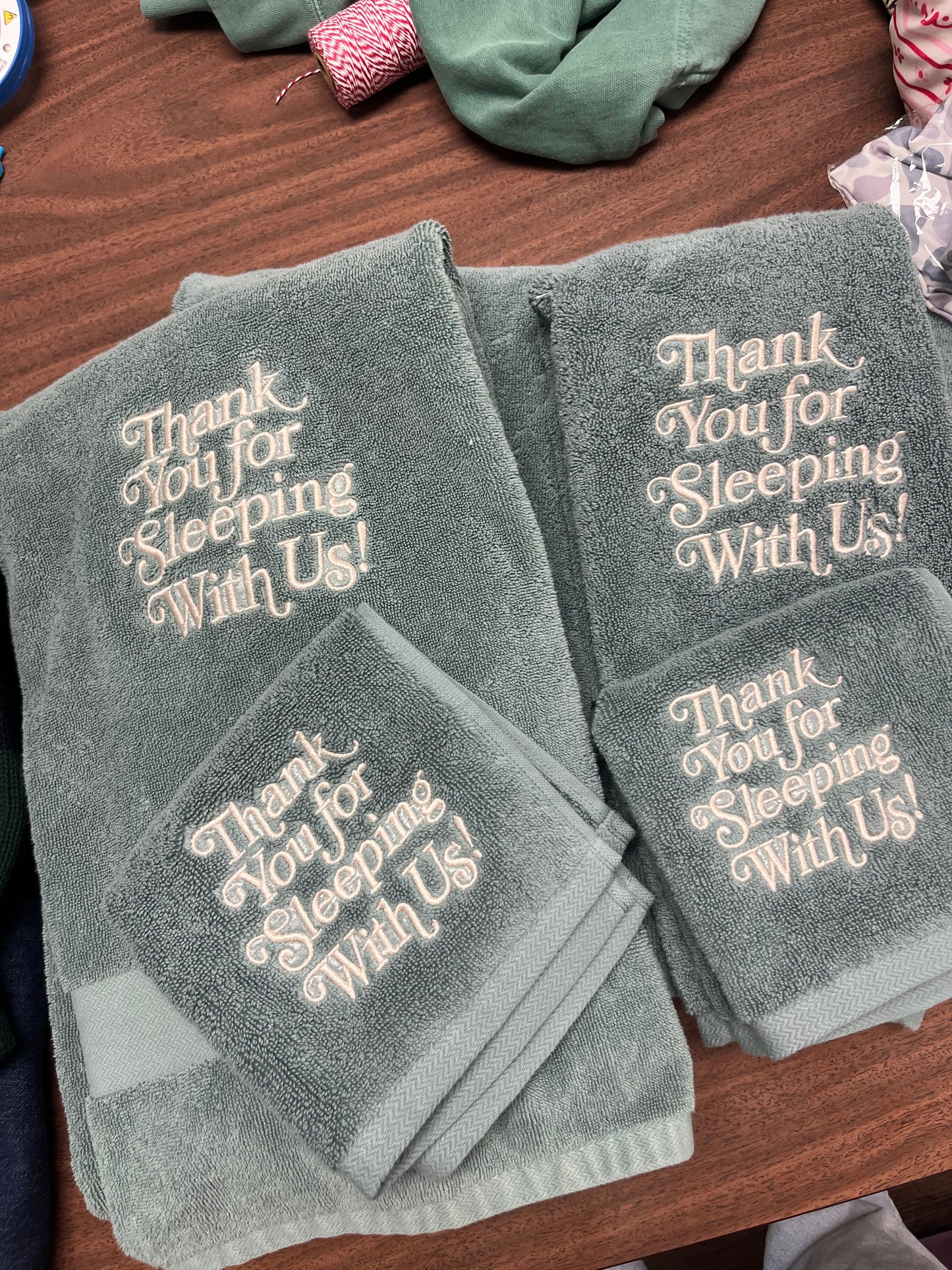 Thank You for Sleeping With Us