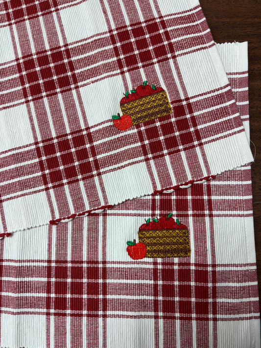 Apple Crate Placemats- Set of 4