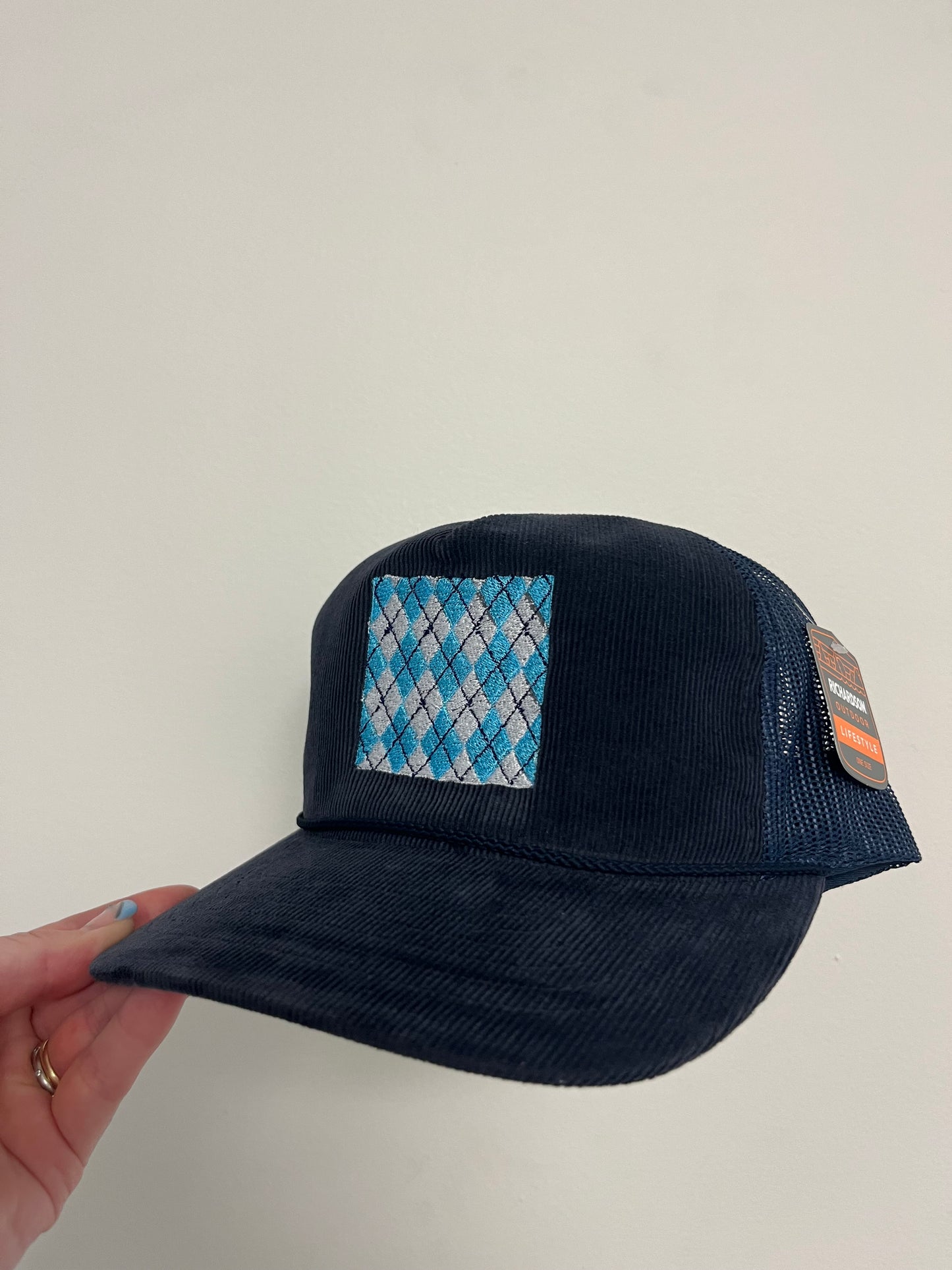 Argyle hat