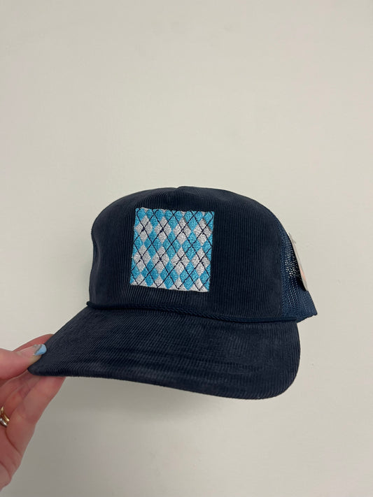 Argyle hat