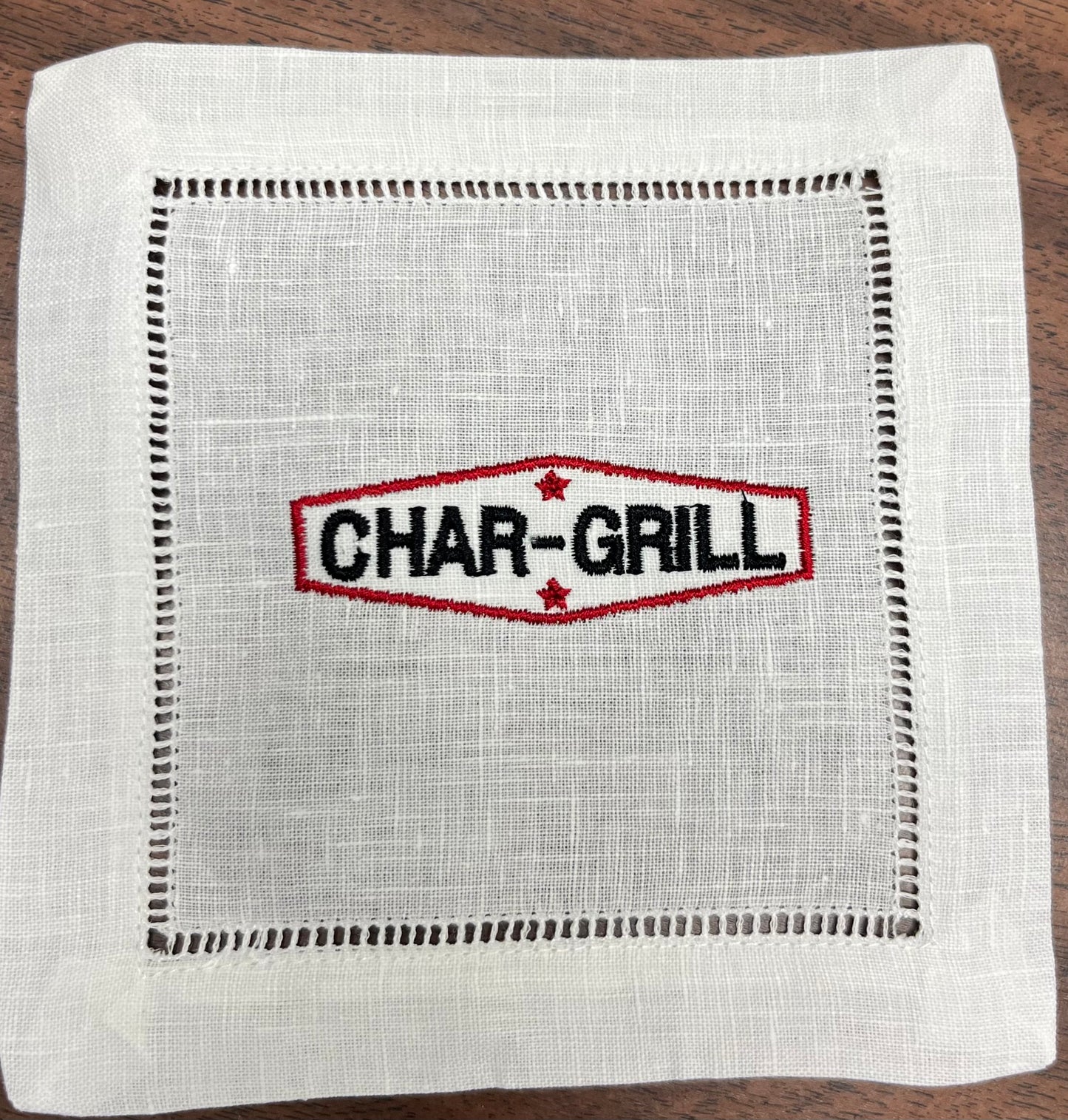 Red and White Napkins