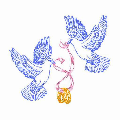 🕊️ Wedding Doves- Set of 4